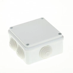 Коробка распределительная 100?100?50 (6 муфт д32), крышка на винтах, IP55, ОП, белый Коробка распределительная 100?100?50 (6 муфт д32), крышка на винтах, IP55, ОП, белый