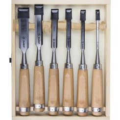 Набор стамесок-долот с деревянной рукояткой, 6 шт СТ-500 Набор стамесок-долот с деревянной рукояткой, 6 шт СТ-500