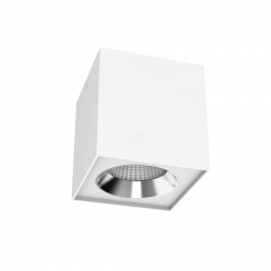 Светильник светодиодный Downlight квадратный      накладной 100*110 12W 4000K 35°