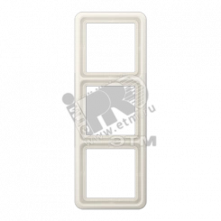 Рамка 3 поста универсальная слоновая кость