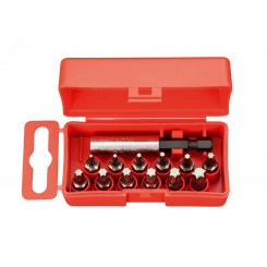 Набор бит Tx Industrial с держателем бит в кейсе, 13 шт