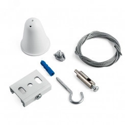 Комплект для подвесного монтажа STR-30-W-MK-5 для трехфазного шинопровода белый 5м Комплект для подвесного монтажа STR-30-W-MK-5 для трехфазного шинопровода белый 5м