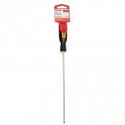 Отвертка шлицевая SL4х200 мм, двухкомпонентная рукоятка Отвертка шлицевая SL4х200 мм, двухкомпонентная рукоятка