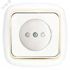 Беларусь Розетка одноместная со шторками Беларусь Розетка одноместная со шторками