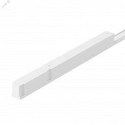 Декоративный пластиковый короб для проводов для магнитной системы Galakti 100x26x29 мм белый