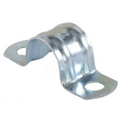 Скоба 22мм двухлапковая крепежная металл BSMD Скоба 22мм двухлапковая крепежная металл BSMD