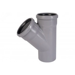 Тройник канализационный 45 град. 160х110 Тройник канализационный 45 град. 160х110
