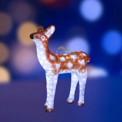 Фигура акриловая светодиодная Оленёнок коричневый 85х71х20 см, 150 светодиодов, IP65 понижающий трансформатор в комплекте Фигура акриловая светодиодная Оленёнок коричневый 85х71х20 см, 150 светодиодов, IP65 понижающий трансформатор в комплекте