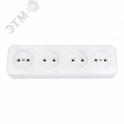 Беларусь Розетка четырехместная наружная Беларусь Розетка четырехместная наружная