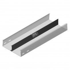 Промышленный напольный короб с вмонтированным разделителем Промышленный напольный короб с вмонтированным разделителем