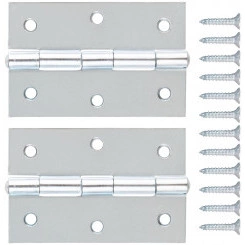 Петли универсальные, набор 2 шт., цинк 75 х 50 мм Петли универсальные, набор 2 шт., цинк 75 х 50 мм