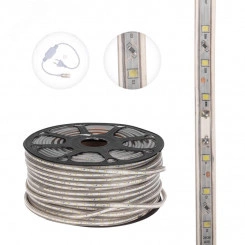 Лента уличная LED герметичная в силиконовой оболочке 220В 10х7мм IP65 SMd3528 60 диодов/метр белый (бухта 100м) Лента уличная LED герметичная в силиконовой оболочке 220В 10х7мм IP65 SMd3528 60 диодов/метр белый (бухта 100м)
