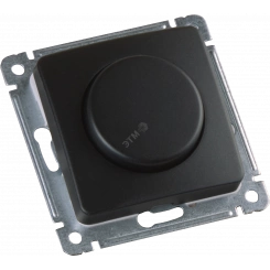 MASTER Светорегулятор (диммер) скрытой установки, в рамку, черный