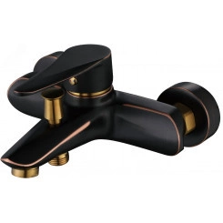 Смеситель для ванны и душа ПСМ-301-1 STEEL нержавеющая сталь AISI-304 тип См-ВОРНШлА Черный-бронза Смеситель для ванны и душа ПСМ-301-1 STEEL нержавеющая сталь AISI-304 тип См-ВОРНШлА Черный-бронза