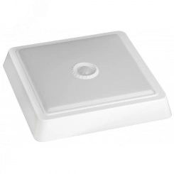 Светильник светодиодный 10Вт 4000К 800лм квадрат 170x38 БЕЛ с настр. датч. движ. SPB-4-10-4K-MWS