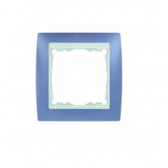 Рамка на 3 поста, S82, сирень - белый