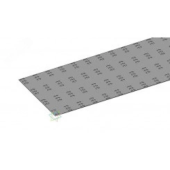 Донное основание секции прямой НЛ-ДО40-П3,0 УТ1,5 395х3000, горячее цинкование(толщина покрытия 40 -120мкм), S1,5