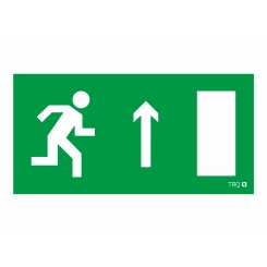 Пиктограмма ПЭУ 094 Выход прямо правосторонний    (130х260)