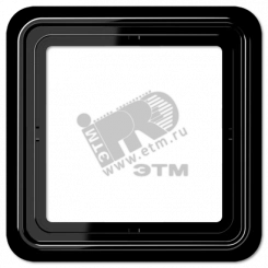 Рамка 1 пост универсальная черная