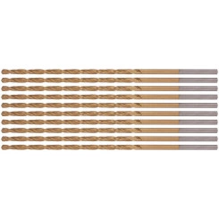 Сверла HSS по металлу, удлиненные, титановое покрытие 2.0х85 мм (10 шт) Сверла HSS по металлу, удлиненные, титановое покрытие 2.0х85 мм (10 шт)