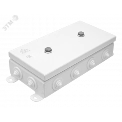 Коробка монтажная огнестойкая КМ-О (16к*6,0)-IP55-1224, корпус из оцинкованной стали, количество вводов 12