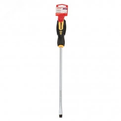 Отвертка шлицевая SL8х250 мм, двухкомпонентная рукоятка Отвертка шлицевая SL8х250 мм, двухкомпонентная рукоятка