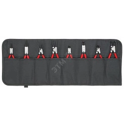 Набор щипцов для внутренних и внешних стопорных колец чехол-скрутка из полиэстера 8 предметов щипцы 44 11 J1 44 11 J2 44 21 J11 44 21 J21 46 11 A1 46 11 A2 46 21 A11 46 21 A21