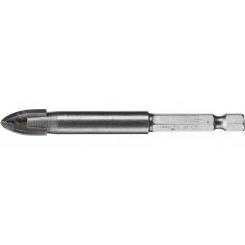 Сверло по кафелю и стеклу 12 мм 4х кромка Сверло по кафелю и стеклу 12 мм 4х кромка