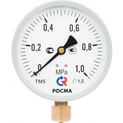 манометр м2 радиальный тм-510р.00 0...1.0 мра м20х1.5 кл.т 1.5, цвет-серый