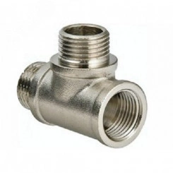 Тройник ВНН 1/2'х1/2'х1/2' переходной, никелированный Тройник ВНН 1/2'х1/2'х1/2' переходной, никелированный