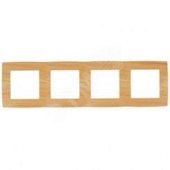 Рамка на 4 поста, Эра12, сосна, 12-5004-11