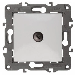 Розетка TV проходная, Эра Elegance, белый, 14-3102-01 Розетка TV проходная, Эра Elegance, белый, 14-3102-01