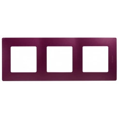 ETIKA Рамка 3 поста сливовая