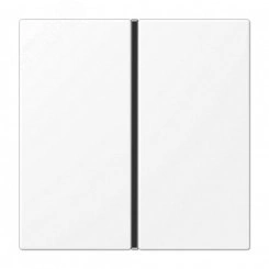 Набор накладок 1 группа для модулей F40, термопласт, белый матовый