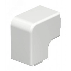 Крышка плоского угла кабельного канала WDK 30x30 мм (ПВХ,белый) Крышка плоского угла кабельного канала WDK 30x30 мм (ПВХ,белый)