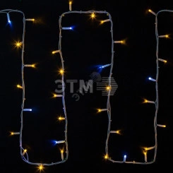 Гирлянда Нить Дюраплей 20 м, с эффектом мерцания, белый каучук, 230В, жёлтый Гирлянда Нить Дюраплей 20 м, с эффектом мерцания, белый каучук, 230В, жёлтый