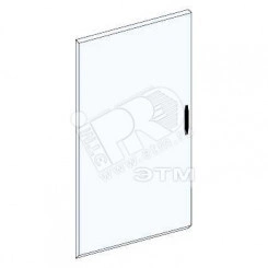 Дверь комплектного шкафа непрозрачная 550мм 6ряда