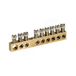 Шина нулевая 6х9 15/1 15групп/центр Шина нулевая 6х9 15/1 15групп/центр