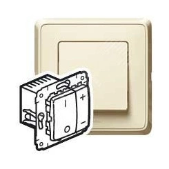 CARIVA Диммер 500Вт в рамку бежевый CARIVA Диммер 500Вт в рамку бежевый