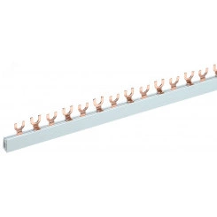 Шина соединительная типа FORK (вилка) двухфазная (1м) 63А Шина соединительная типа FORK (вилка) двухфазная (1м) 63А