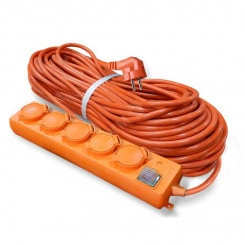 Удлинитель силовой 5х40м с выключателем ПВС 3х1.5 10А IP44 У10-026