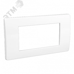 BRAVA Рамка 4 модуля белая BRAVA Рамка 4 модуля белая