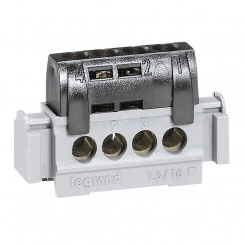 Клемма черная 4х1.5-16мм.кв. Клемма черная 4х1.5-16мм.кв.