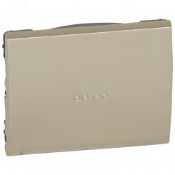 Galea Life Лицевая панель для выключателя с индикатором цвет титан