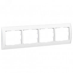Galea Life Рамка 4 поста белая Galea Life Рамка 4 поста белая
