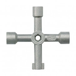 Ключ вставка для замков с квадратным выступом 6мм и 8мм, с треугольным выступом 8мм, с двойной прорезью Ключ вставка для замков с квадратным выступом 6мм и 8мм, с треугольным выступом 8мм, с двойной прорезью