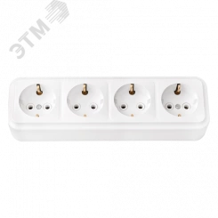 Беларусь Розетка 4 поста наружная с заземлением Беларусь Розетка 4 поста наружная с заземлением