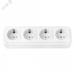 Беларусь Розетка четырехместная наружная с заземлением РА16-278 Беларусь Розетка четырехместная наружная с заземлением РА16-278