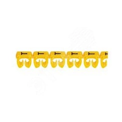 Кольцо маркировочное 4-6мм (M) черный/желтый CAB3 (300шт) Кольцо маркировочное 4-6мм (M) черный/желтый CAB3 (300шт)