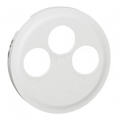 Celiane Лицевая панель для розетки телевизионной TV/FM/SAT белая Celiane Лицевая панель для розетки телевизионной TV/FM/SAT белая